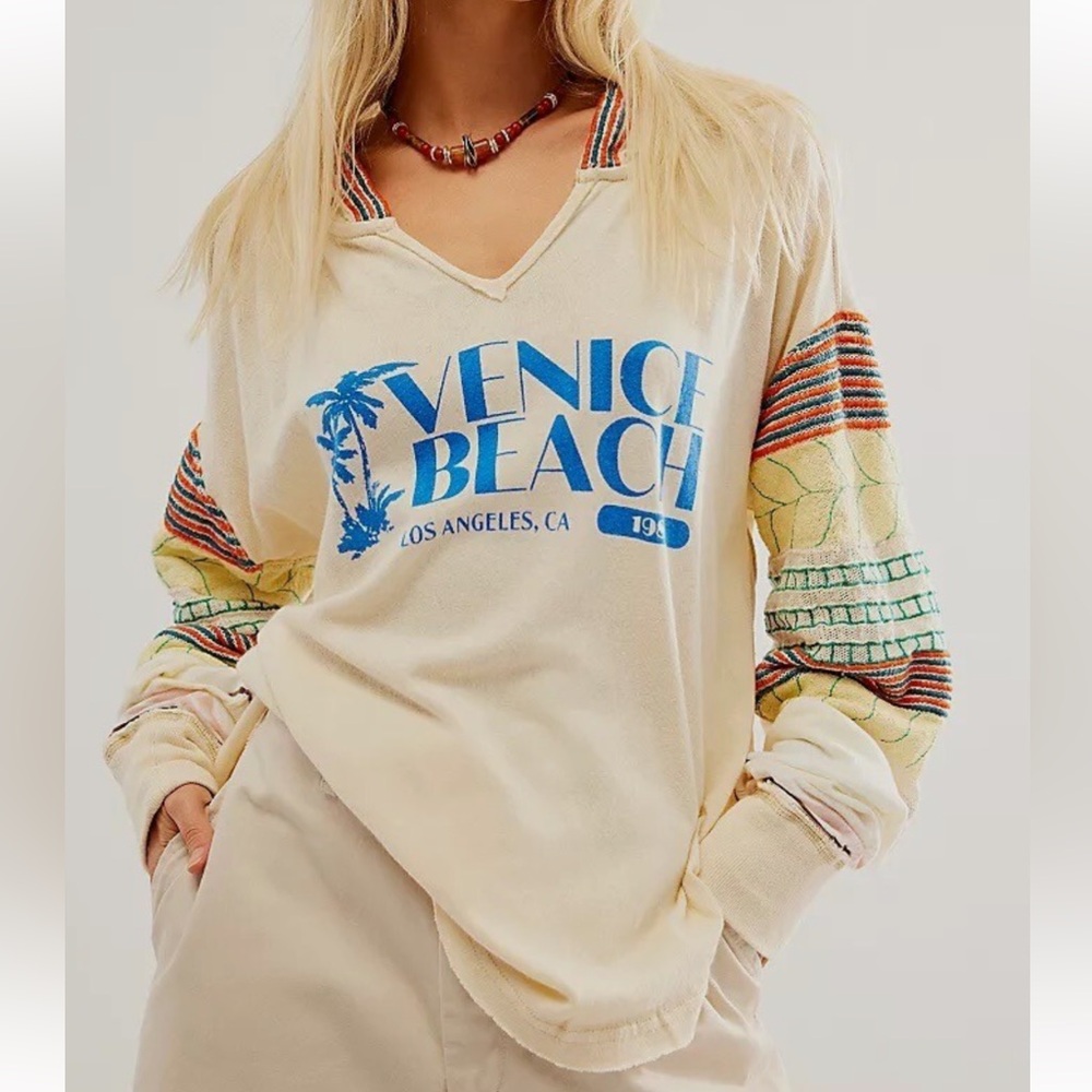 All Summer Long Hoodie Free People Beachy Boho size XS/S